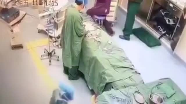 Surgeon Collapses During Surgery