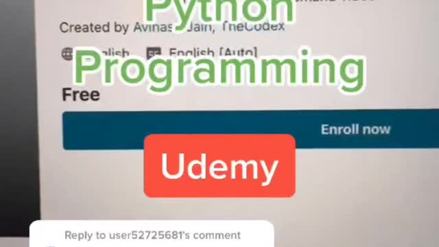 Python Programming For Free