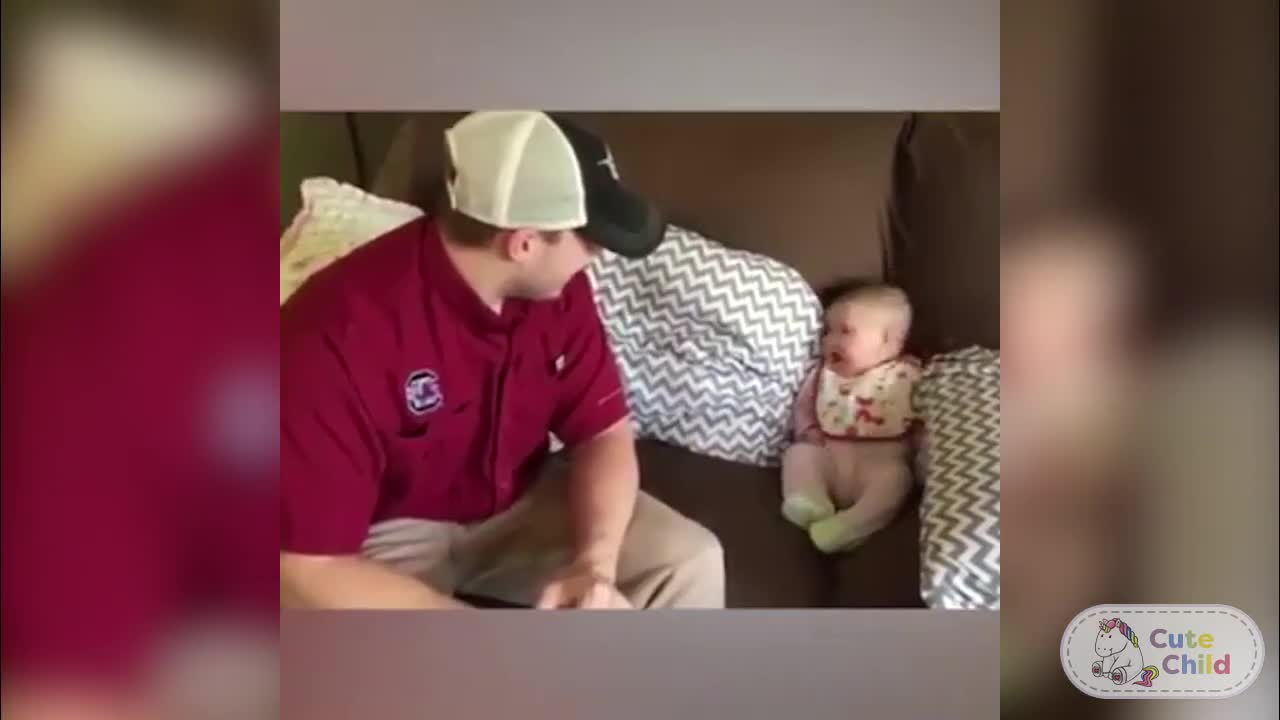 Funny baby, cute baby video