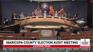 Maricopa County Election Meeting in Phoenix AZ 5/17/21