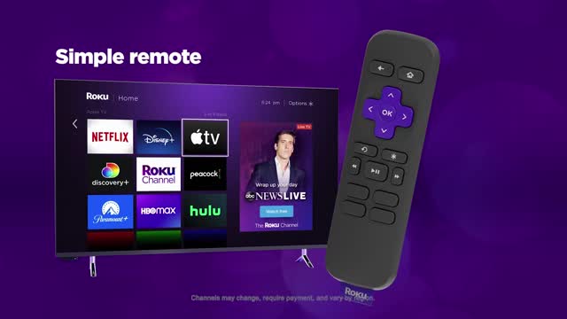 Roku Express | HD Streaming Media Player with High Speed HDMI Cable and Simple Remote