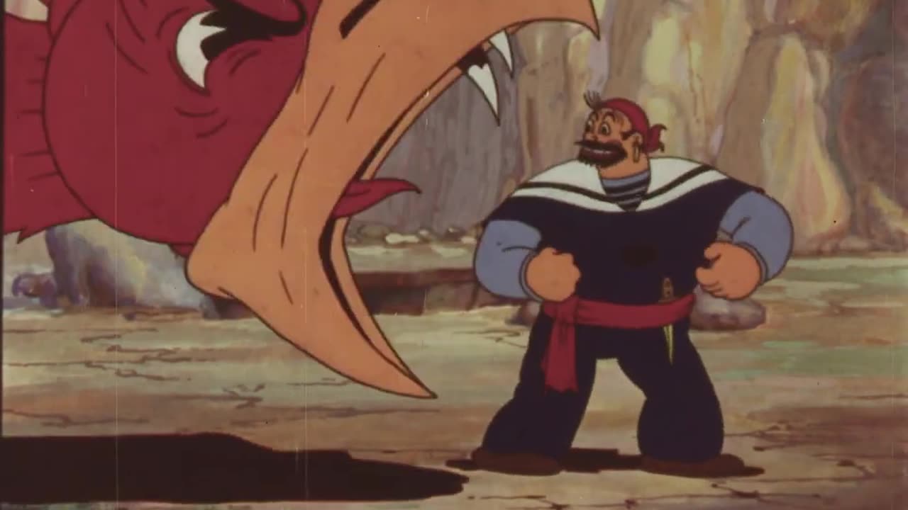 "High Seas Showdown: Popeye vs. Sindbad - Clash of the Titans!"