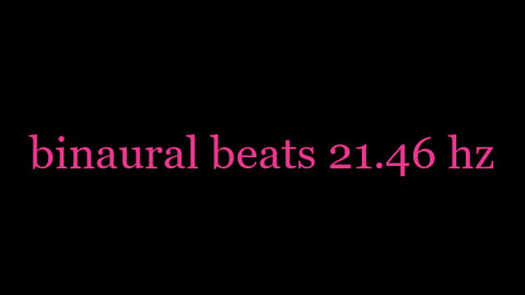 binaural beats 21.46 hz