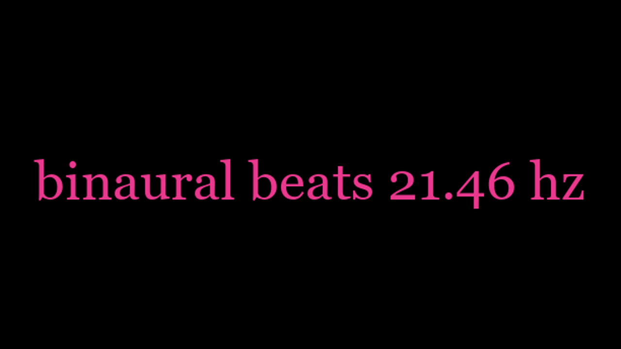 binaural beats 21.46 hz