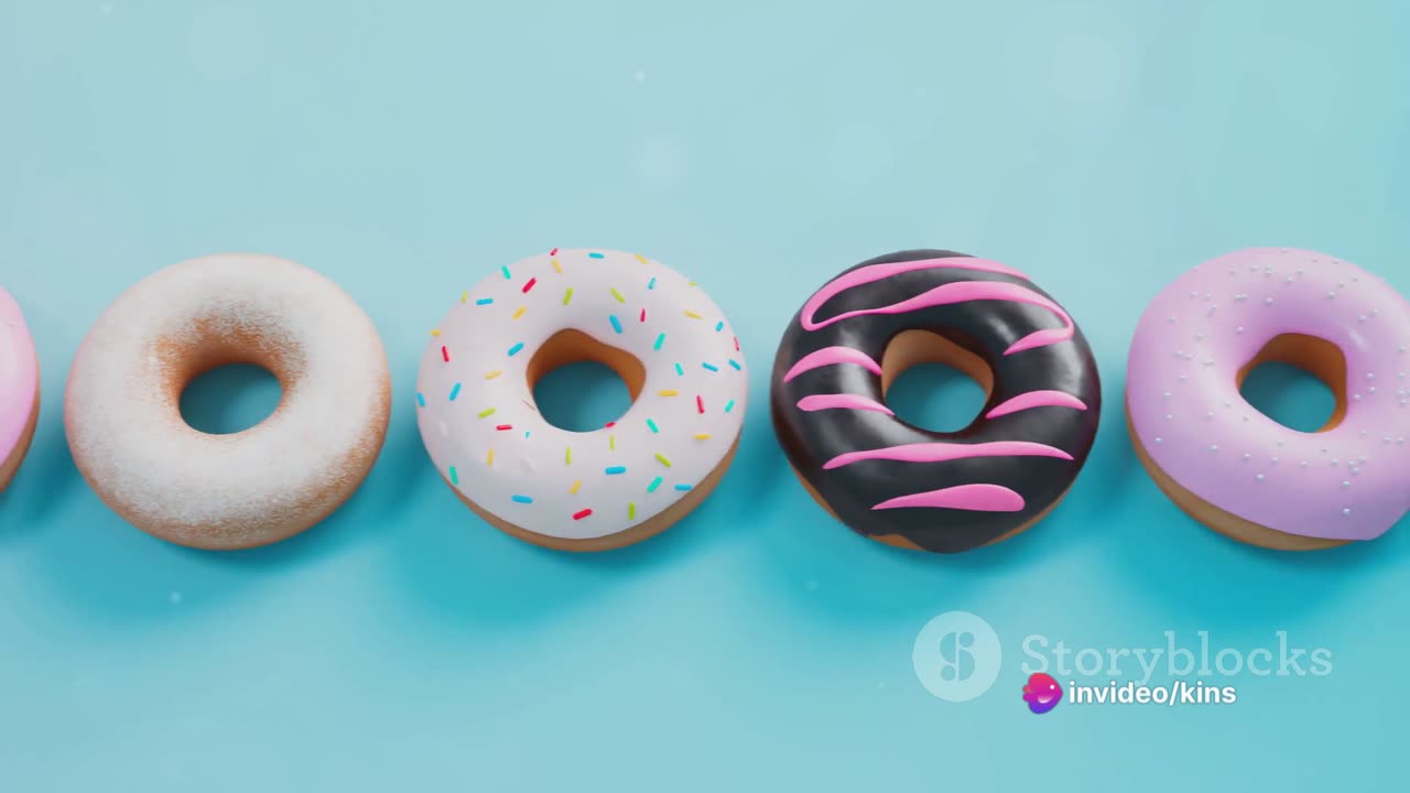 How created donuts in blender