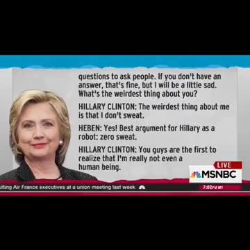 Hillary was accidentally reported on Sept 2016