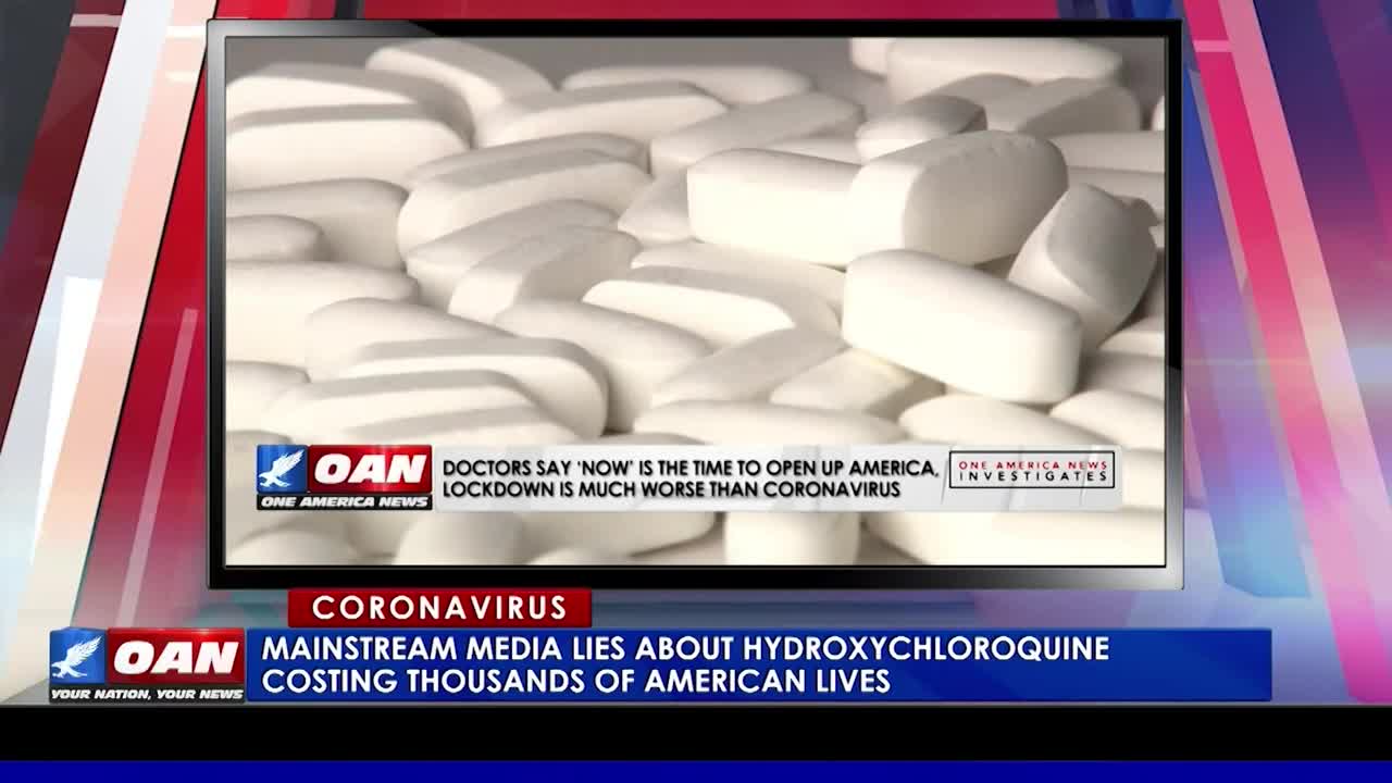 Mainstream Media Lies About Hydroxychloroquine
