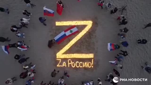 Libanon: Demonstrace na podporu Ruska a Vladimíra Putina v Libanonu