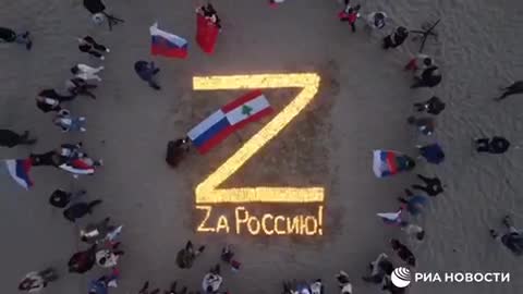 Libanon: Demonstrace na podporu Ruska a Vladimíra Putina v Libanonu