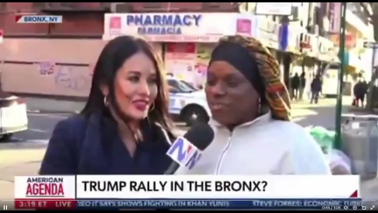 Người dân New York ở Bronx rất vui mừng khi thấy Trump tại cuộc mít tinh của ông hôm