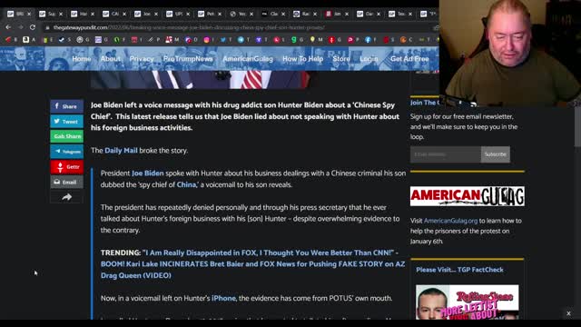 Biden caught lying about talking to his son