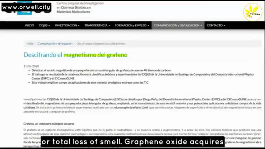 GRAPHENE OXIDE - The Real Cause of COVID-19 Symptoms