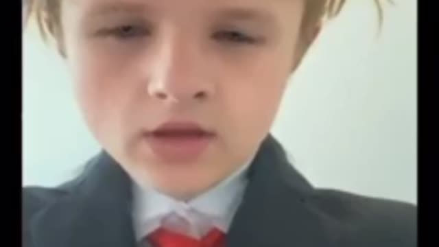 Kid Imitates Trump