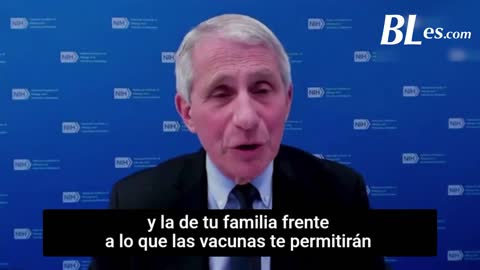 FAUCI: No se va a poder volver a la NORMALIDAD, incluso después de aplicarse la VACUNA