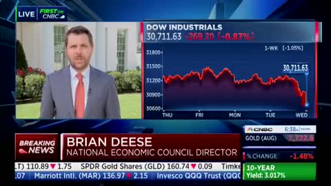 WH economic advisor Brian Deese on inflation: “More urgency now than ever in congress moving to pass [new spending bills]”
