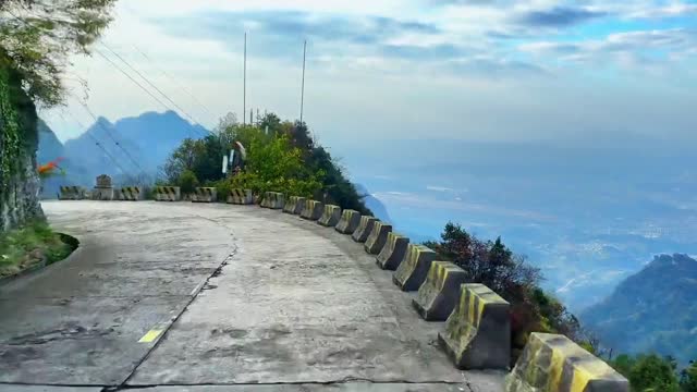 Driving on the mountain