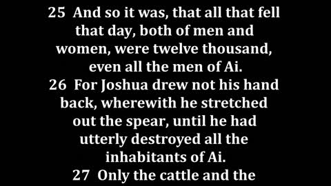 Joshua 8 King James version