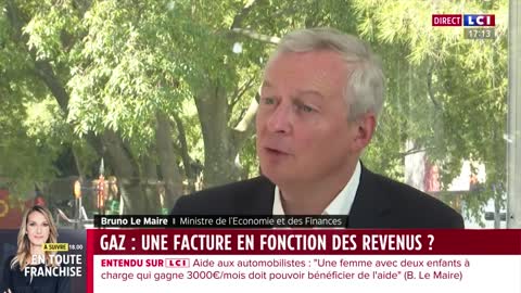 Bruno Le Maire, sans détour, annonce la couleur