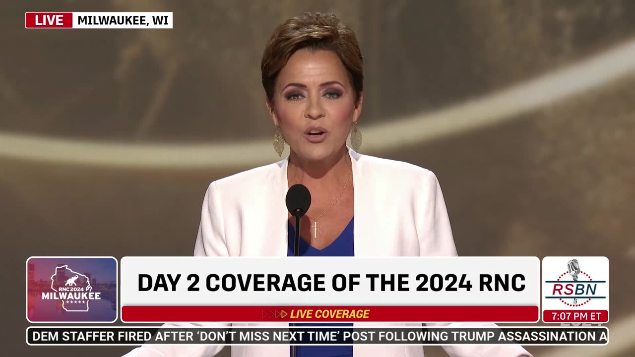 WATCH: Keri Lake Speaks at 2024 RNC in Milwaukee, WI - 7/16/2024