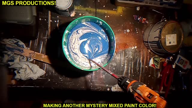 MIXING SOME OLD PAINT