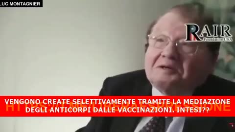 LUC MONTAGNIER: "NON SI VACCINA MAI DURANTE UNA PANDEMIA"