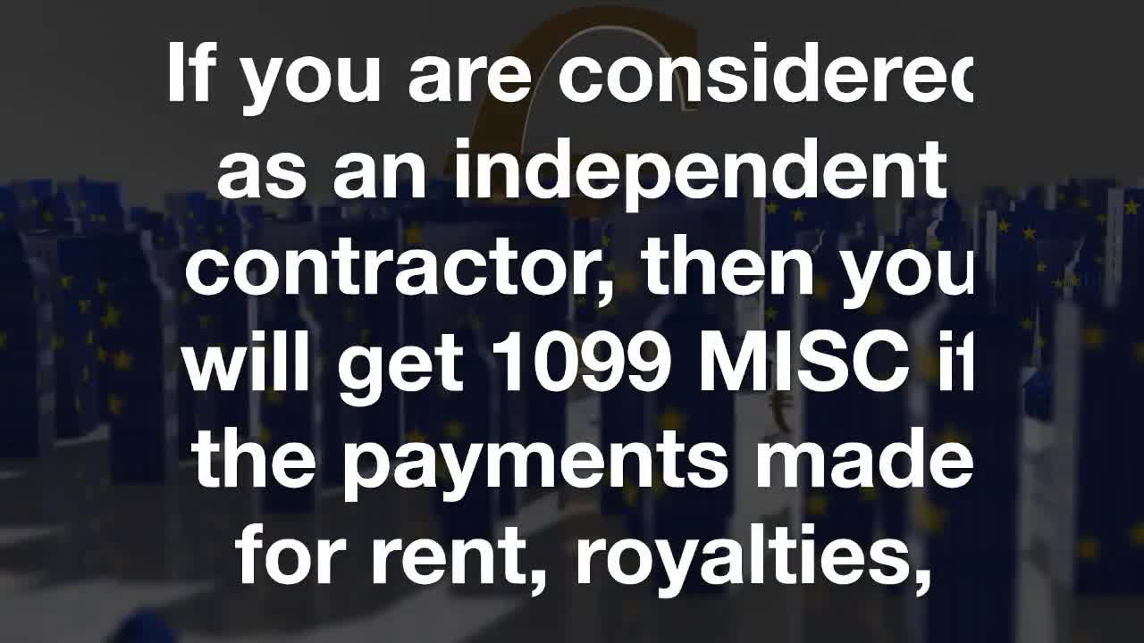 What if I received a 1099 MISC but I am not self-employed?