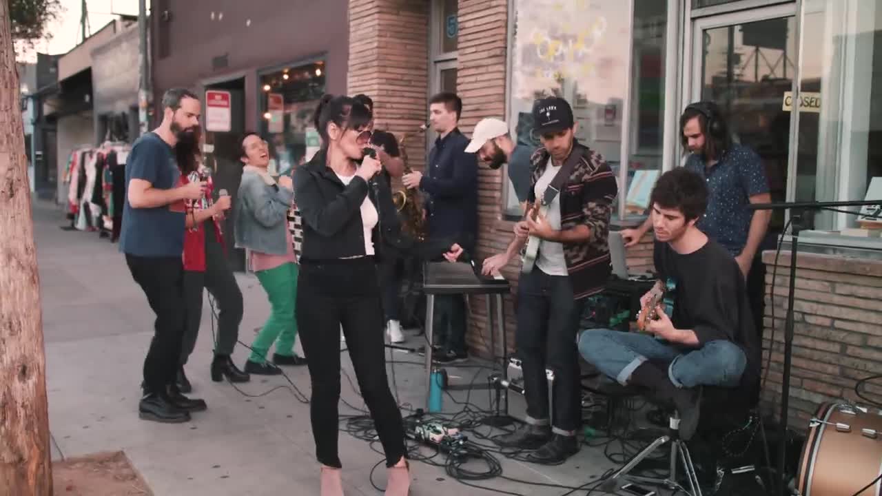 Crazy - Gnarls Barkley - On The Street Funk cover feat. Dannielle DeAndrea!