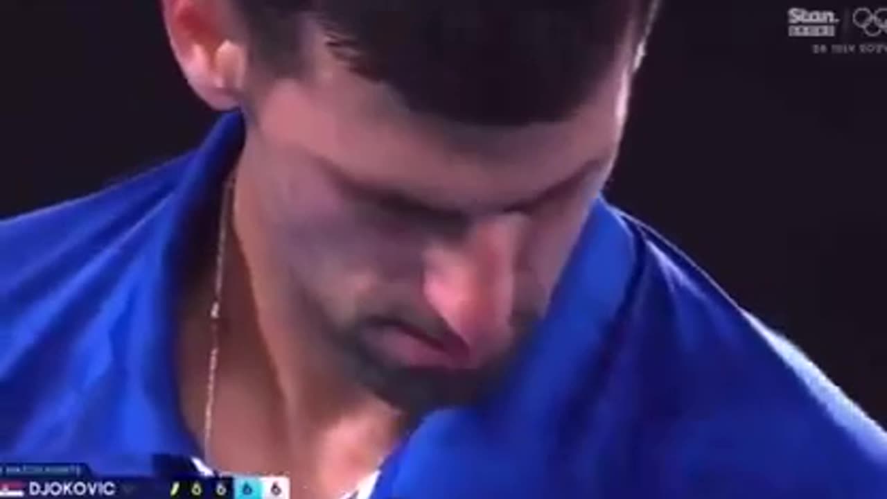 Novak Djokovic: Heckled by a Covid Cultist Heckler