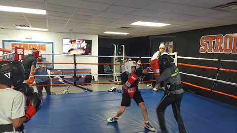 Joey sparring Dylan 10/18/22