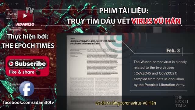 Truy tìm dấu vết virus Vũ Hán