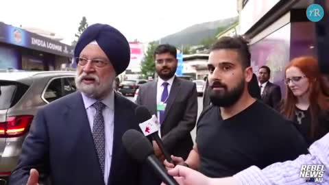 @WEF Davos 2022 Hardeep Singh Puri Indian minister of oil - Control the world?