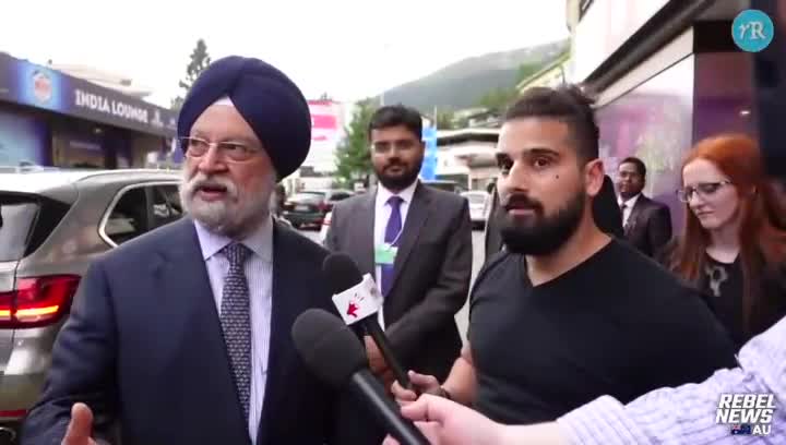 @WEF Davos 2022 Hardeep Singh Puri Indian minister of oil - Control the world?