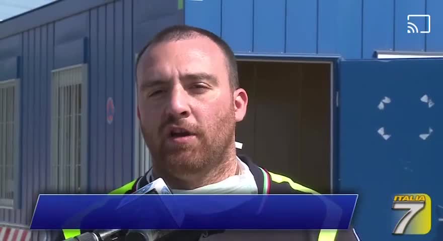 LA7 - CAMPI DI "CONTENIMENTO COVID" IN ALLESTIMENTO A FIRENZE