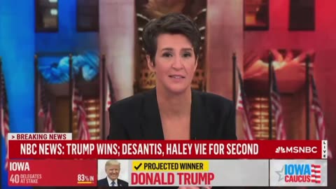 Maddow & MSNBC Physically Distressed in the Face of the Trump Train