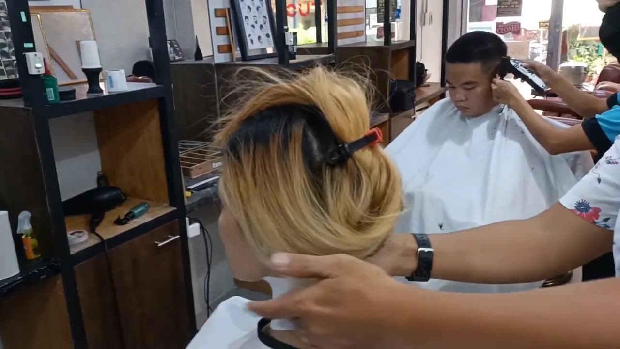 Chinese woman headshave