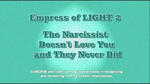 The Narcissist Doesn't Love You and Never Did