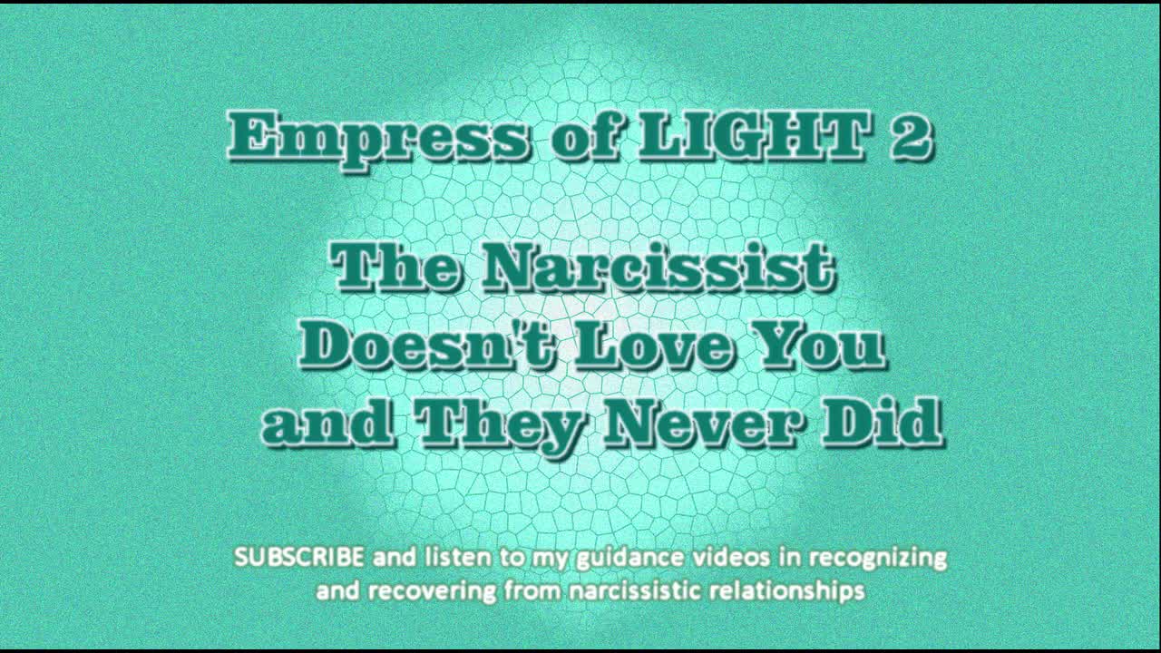 The Narcissist Doesn't Love You and Never Did
