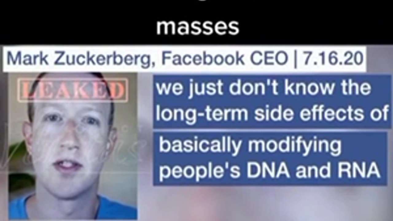 Remember when Zuckerberg would have been banned for spilling the beans?