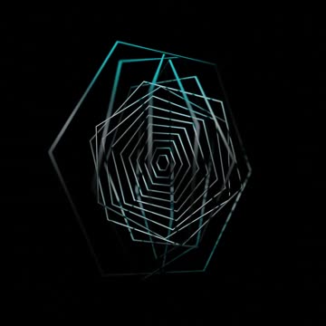 Python/Blender art - Hex ring