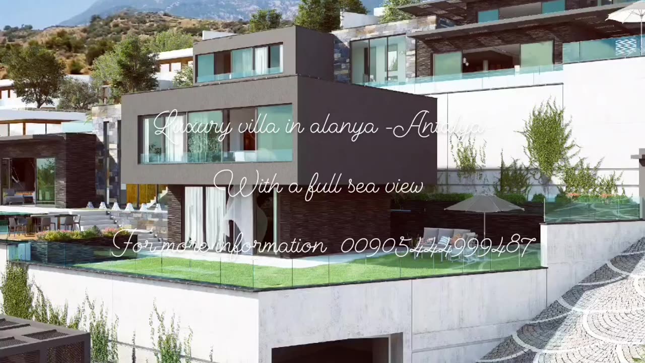 Luxury new villa's for sale in alanya Turkey