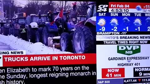 CP24 complaining about traffic in Toronto