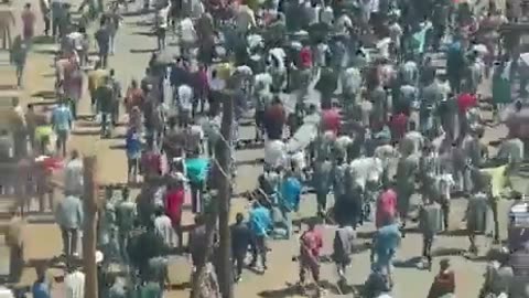 Niger: demonstration supporting the recent coup