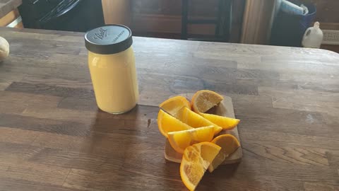 A2 Raw Cow's Milk and Orange