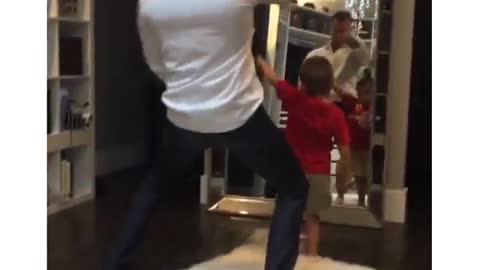 Family learn to dance together