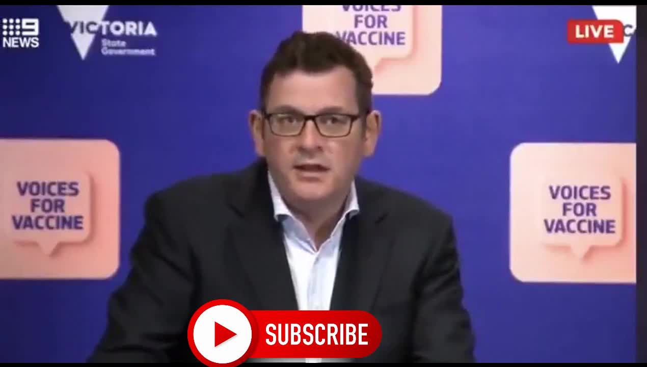 Australian Premier Dan Andrews plans to "lockout" unvaccinated citizens, We will Lock you Up