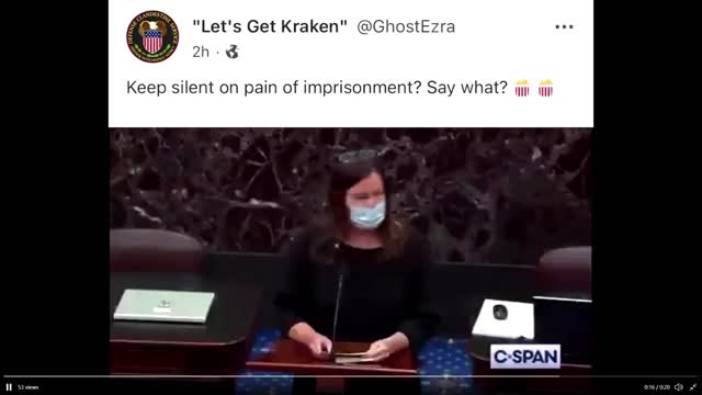 ***WHAT DID SHE SAY?*** "To Keep Silence On Pain of Imprisonment"