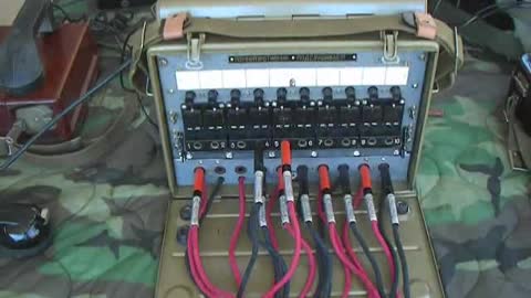 FIELD PHONE OPS: USSR P-193M Manual Switchboard