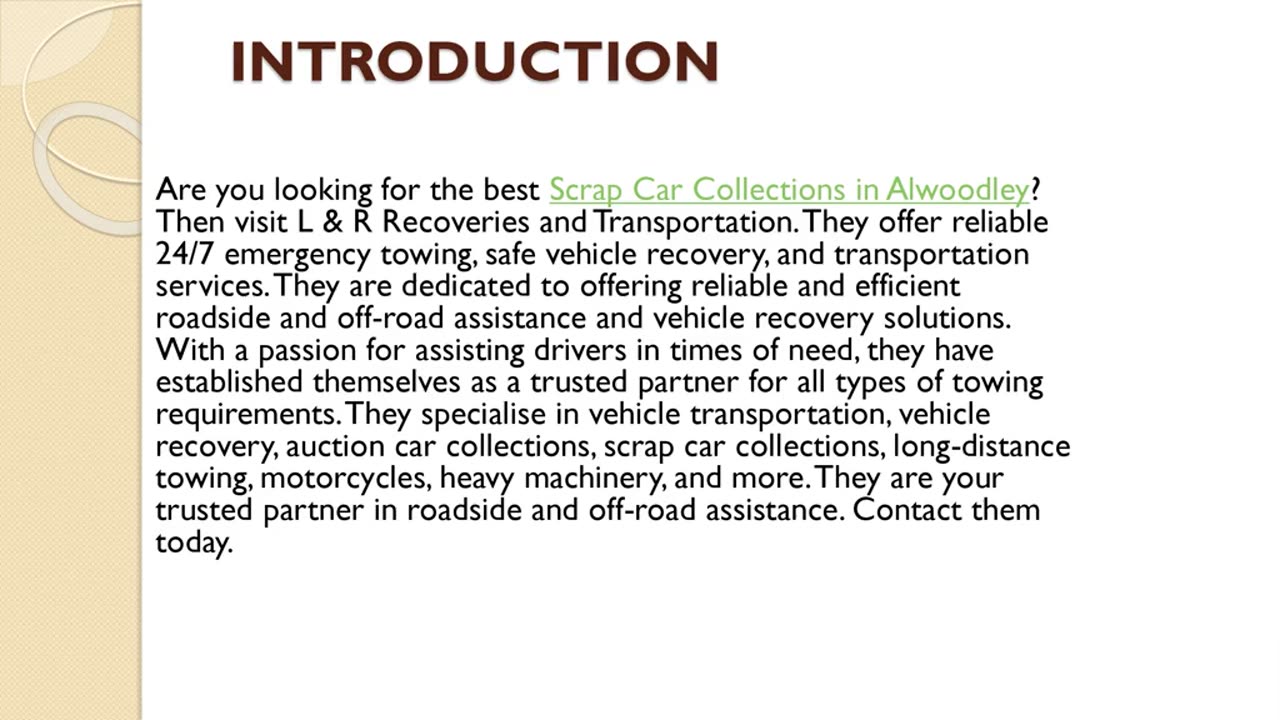 Best Scrap Car Collections in Alwoodley