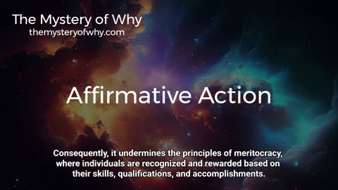 11. Affirmative Action - Wokeism is dead, religion is obsolete.
