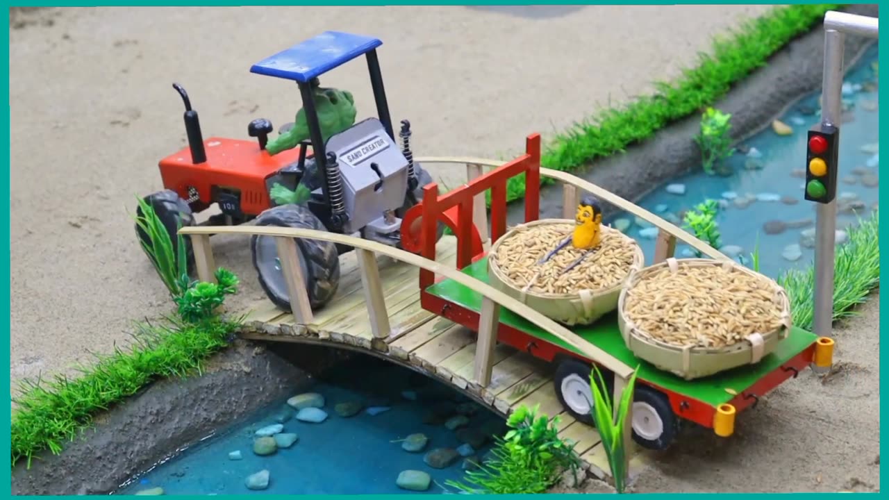 How to Make Traditional rice Processing machine science!!